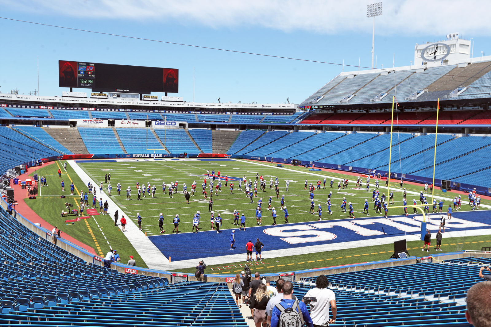 Buffalo Bills minicamp at Highmark Stadium